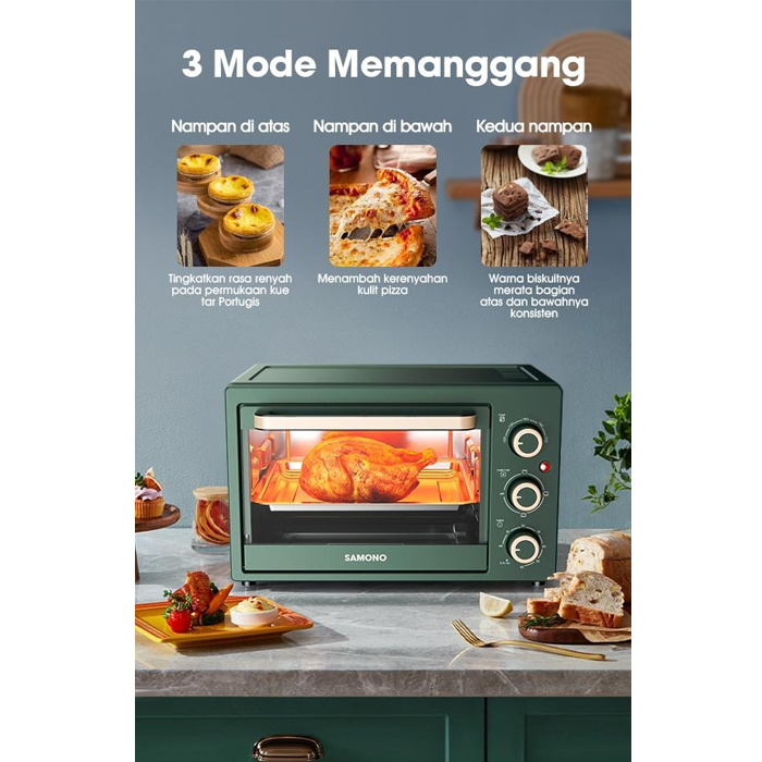 Jual Samono Oven Listrik Kontrol Timer L Sw Eog Hijau Wahana